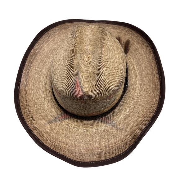 PBR Collection Bullhide Hats Cowboy Bull Rider Rodeo Western Brown Size 7 5/8 - Picture 1 of 10